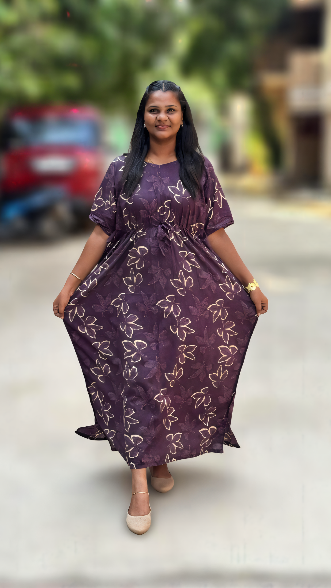 Thangapoo Pure Cotton Kaftan - ALP002