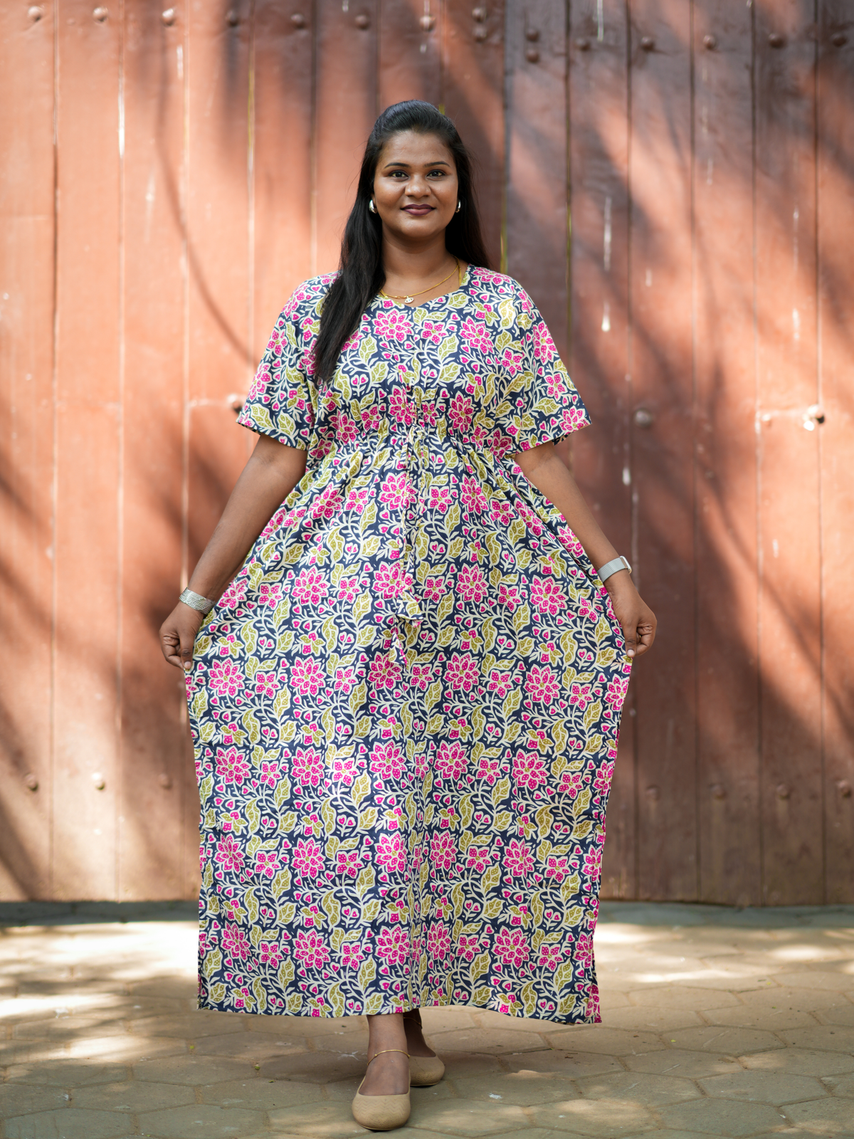 Love Me More Pure cotton Kaftan -  ALP001