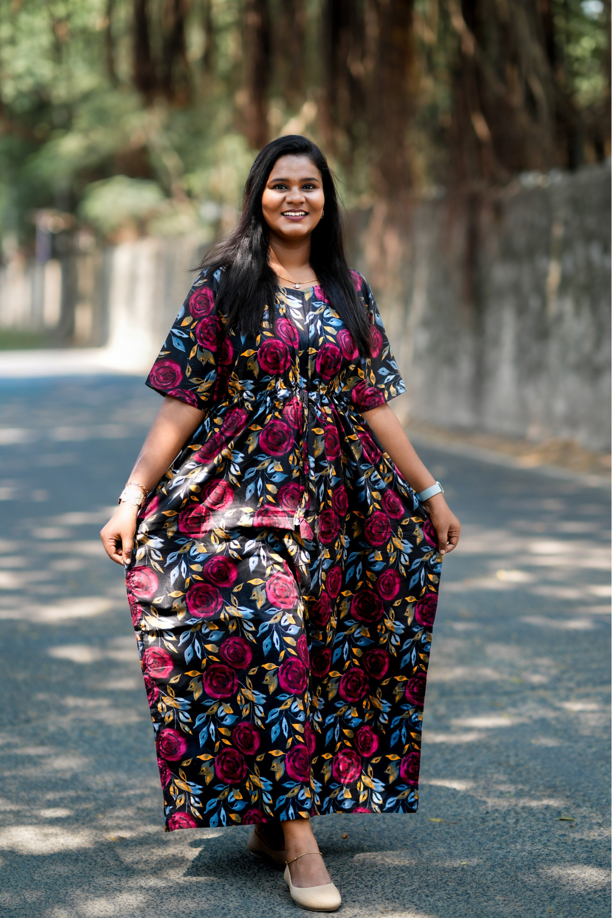 Lucky Pattan Pure Cotton Kaftan - ALP009
